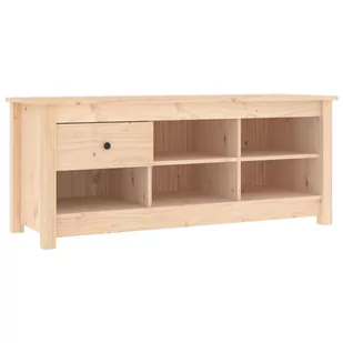 Lumarko Szafka na buty, 110x38x45,5 cm, lite drewno sosnowe - Szafki na buty - miniaturka - grafika 3
