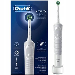 Oral-B Vitality Pro Protect XClean 2szt. Fioletowo-czarny - Szczoteczki elektryczne - miniaturka - grafika 6