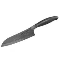 Noże kuchenne - Samura Artefact Nóż kuchenny Santoku 180mm AUS-10 Japońska stal damasceńska 59 HRC - miniaturka - grafika 1