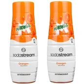 Syropy i koncentraty owocowe - 2x SYROP SODASTREAM MIRINDA DO SATURATORA KONCENTRAT SOK DO WODY 9L - miniaturka - grafika 1