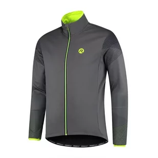 Męska Kurtka Rowerowa Rogelli Wire Winterjacket | Grey/Fluor - Rozmiar M - Kurtki męskie - miniaturka - grafika 1