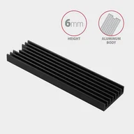 Dyski SSD - Radiator do dysku M.2 SSD 2280 Axagon CLR-M2L6 - miniaturka - grafika 1