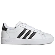 Sneakersy damskie - Buty adidas Grand Court Cloudfoam Lifestyle Court Comfort GW9214 - białe - miniaturka - grafika 1