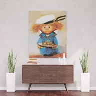 Malowanie po numerach - Aniołek marynarz - Galina Chuvilyaeva - Malowanie po numerach 50x40 cm - miniaturka - grafika 1
