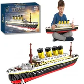 Klocki - Coil Klocki konstrukcyjne Titanic 3688 el. elementów parowiec - miniaturka - grafika 1