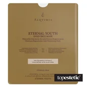 Maseczki do twarzy - Alqvimia Eternal Youth Gold Face Mask Złota maska hydrożelowa 1szt. - miniaturka - grafika 1