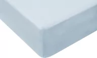 Prześcieradła dla dzieci - Prześcieradło bawełniane z gumką 90x40 Niebieskie - miniaturka - grafika 1