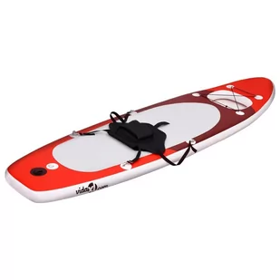 Nadmuchiwana deska SUP z akcesoriami, czerwona, 360x81x10 cm Lumarko! - Deski SUP - miniaturka - grafika 3