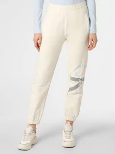 Spodnie sportowe damskie - Calvin Klein Jeans Damskie spodnie dresowe, beżowy - grafika 1