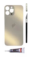 Części serwisowe do telefonów - OEM Panel tylny złoty do iPhone 13 Pro Max Big Hole szkło klapka baterii - miniaturka - grafika 1