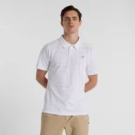Koszulki męskie - Koszulka New Balance Cotton Pique Polo M MT51519WT XL - miniaturka - grafika 1