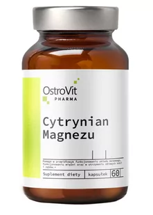 OstroVit Pharma Cytrynian Magnezu, Suplement diety, 60 kapsułek - Witaminy i minerały - miniaturka - grafika 1