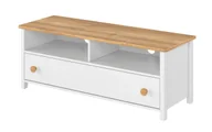 Szafki RTV - Biała szafka RTV do salonu skandynawskiego - SO Z2-F79 - miniaturka - grafika 1