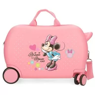 Walizki - Joumma Disney Minnie Imagine Walizka dziecięca różowa 45 x 31 x 20 cm twarda ABS 24,6 l 1,8 kg 2 koła bagaż podręczny, Różowy kolor, walizka dziecięca - miniaturka - grafika 1