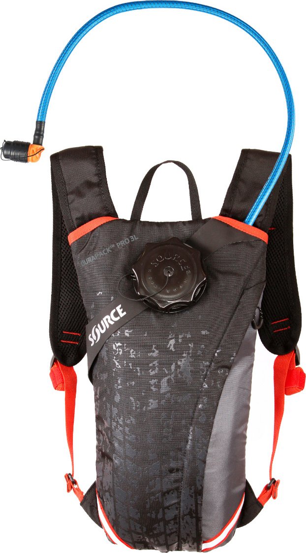 Plecak hydracyjny Source Durapack Pro 3 litry - Grey-Black-Fiesta