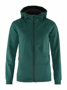 Craft ADV Unify FZ Hood, damska kurtka z kapturem, rozmiar L, opal, poliester z recyklingu, ergonomiczne dopasowanie, kaptur ze ściągaczem, 2 kieszenie, damska bluza z kapturem - Kurtki damskie - miniaturka - grafika 1