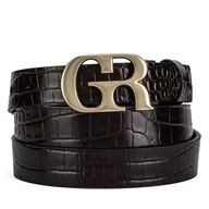 Paski - Pasek Gino Rossi BLYL23008 Brązowy - miniaturka - grafika 1