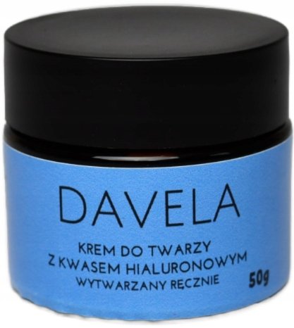 Krem do twarzy z kwasem hialuronowym Davela 50 g