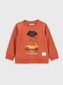 Bluzki damskie - Coccodrillo Bluzka ZC2143102CON Brązowy Regular Fit - miniaturka - grafika 1