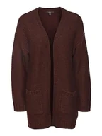 Kurtki damskie - VERO MODA Damska kurtka z dzianiny VMNO LS Cardigan NOOS, Winetasting, XL - miniaturka - grafika 1