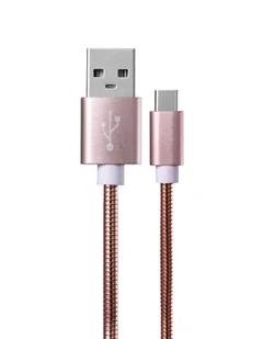 Kabel USB metalowy do iPhone Lightning - Kable USB - miniaturka - grafika 1