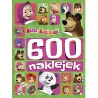Książki edukacyjne - praca zbiorowa Masza i Niedźwiedź 600 naklejek - miniaturka - grafika 1