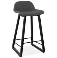Taborety i hokery - Kokoon Design Hoker Trapu Mini ciemnoszary nogi czarne BS02370DGBL - miniaturka - grafika 1