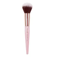 Pędzle do makijażu - Donegal Mineral Pink okrągły pędzel do pudru - miniaturka - grafika 1