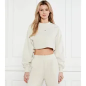 Bluzy damskie - Calvin Klein Jeans Bluza | Cropped Fit - miniaturka - grafika 1