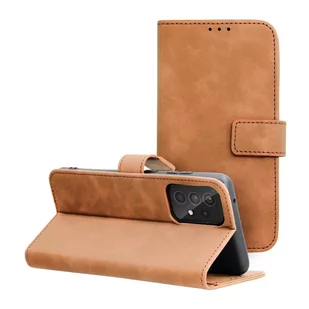 pokrowiec etui z klapką na magnes Tender Book brązowe do SAMSUNG Galaxy A13 - Etui i futerały do telefonów - miniaturka - grafika 1