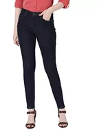 Spodnie damskie - Vero Moda Jeansy damskie slim, Ciemnoniebieski denim, XS x 32L - miniaturka - grafika 1