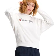 Bluzy sportowe damskie - Champion Vintage Script Logo Cotton Terry > 112640-WW001 - miniaturka - grafika 1