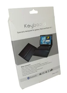 Przenośna Klawiatura Bluetooth Ze Skórzanym Futerałem Motel SAMSUNG GALAXY NOTE 10.1/N8000 - Notesy i bloczki - miniaturka - grafika 2