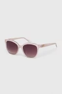 Okulary przeciwsłoneczne - Guess okulary przeciwsłoneczne damskie kolor różowy GU7877_5374T - miniaturka - grafika 1