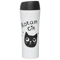 Kubki termiczne - EMPIK GIFTS KUBEK TERMICZNY KOTAM CIĘ 450 ML - miniaturka - grafika 1