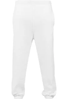 Spodenki męskie - Urban Classics Męskie spodnie dresowe ze sznurkiem, spodnie sportowe z elastycznym zamkiem błyskawicznym, luźne dopasowanie, białe, S - grafika 1