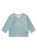 Bluzy i sweterki niemowlęce - Steiff Kardigan w kolorze błękitno-białym - miniaturka - grafika 1