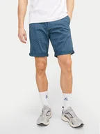 Spodenki męskie - Jack&Jones Szorty materiałowe Bowie 12230336 Niebieski Regular Fit - miniaturka - grafika 1