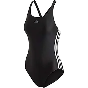 Adidas damski strój kąpielowy, Fit Suit 3s C czarny czarny/biały 42 - Stroje kąpielowe - miniaturka - grafika 1