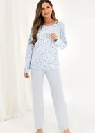 Piżamy damskie - PIŻAMA REGINA DAMSKA 717 NIEBIESKI XXL-3XL - Regina - miniaturka - grafika 1