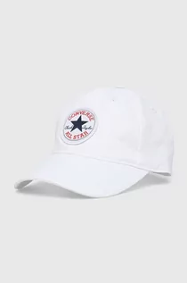 Czapki dla dzieci - Converse czapka z daszkiem bawełniana dziecięca kolor biały z aplikacją - grafika 1