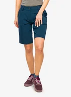 Odzież trekkingowa damska - Spodenki turystyczne damskie Vaude Farley Stretch Shorts II - dark sea - miniaturka - grafika 1