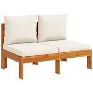 Sofy ogrodowe - Sofa ogrodowa bez podłokietników, z poduszkami, 2- - miniaturka - grafika 1