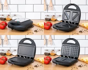 OPIEKACZ 3W1 TOST/GRIL/GOFR SANDWICH MAKER ZILNER ZL-113 - Śmietana - miniaturka - grafika 6