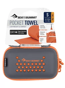 Ręcznik Sea to Summit Pocket Towel S - outback orange - Ręczniki - miniaturka - grafika 2