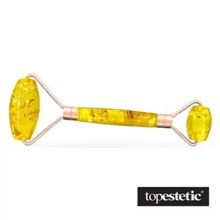 Crystallove Crystallove Masażer do Twarzy z Bursztynu Cytrynowego Bursztyn symbolizuje energię życia, zdrowie i piękno 1 szt. - Rollery do masażu - miniaturka - grafika 1