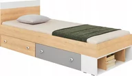 Łóżka dla dzieci i młodzieży - Łóżko młodzieżowe 90x200 bez materaca PIXEL PX14 - miniaturka - grafika 1