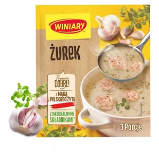 Winiary Zupa błyskawiczna żurek 49 g - Dania w proszku - miniaturka - grafika 1