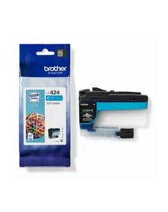 Brother LC-424C NABÓJ Z TUSZEM 1 SZT. ORYGINALNY CYJAN (LC424C) - Tusze oryginalne - miniaturka - grafika 1