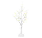 Oświetlenie świąteczne - Drzewko LED Świecące Brzoza Lampki Świąteczne 90cm ISO TRADE - miniaturka - grafika 1